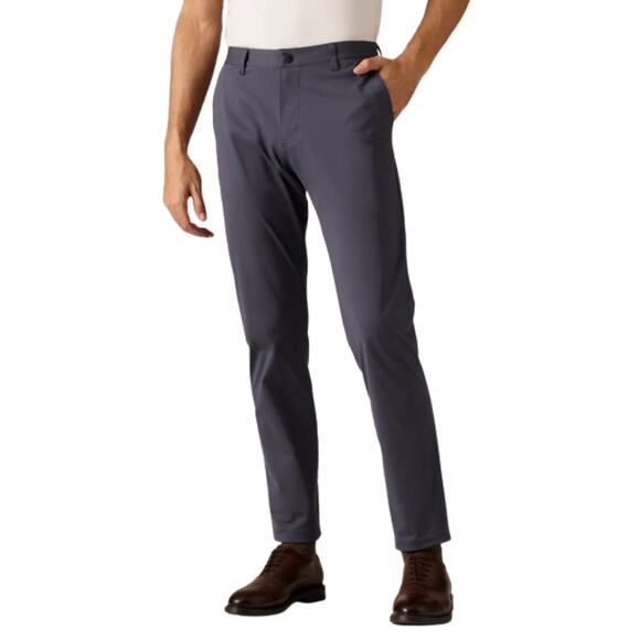 Rhone Pants Mens 38 Gray Commuter Slim Straight Performance Leisure Athletic - Picture 1 of 14